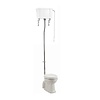 BB Edwardian High level toilet (s-trap) with porcelain cistern and T34 flush pipe