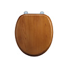 Burlington Standard oak toilet seat