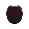 Burlington Standard mahogany toilet seat