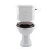 Perrin & Rowe Deco Deco Close coupled toilet with cistern, metal handle