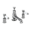 BB Edwardian Kensington 3-hole basin mixer with pop-up waste