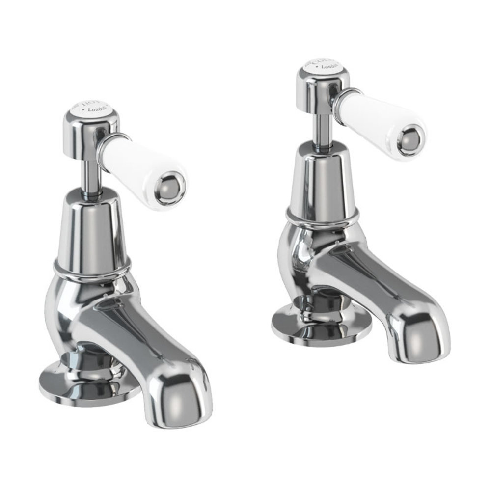 BB Edwardian Kensington pillar taps (pair) with 3"-spout