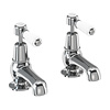 BB Edwardian Kensington pillar taps (pair) with 3"-spout