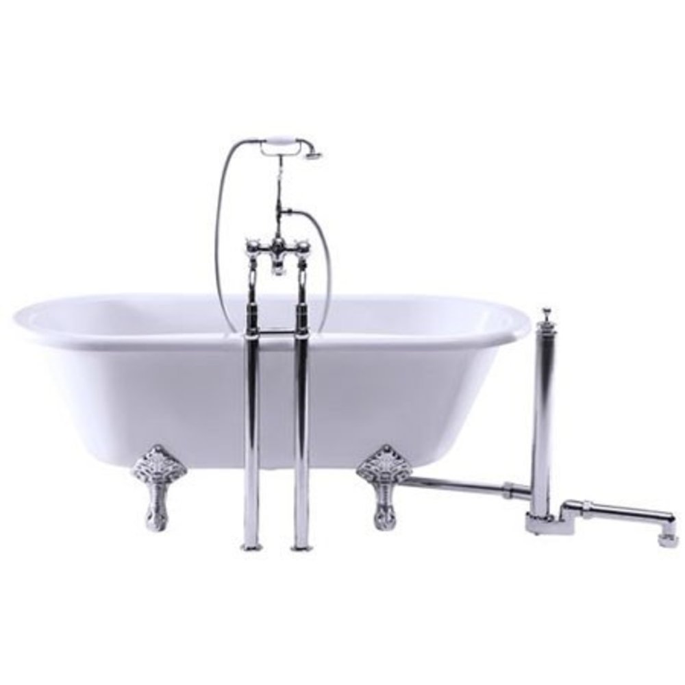 BB Edwardian Claremont bath shower mixer with stand pipes