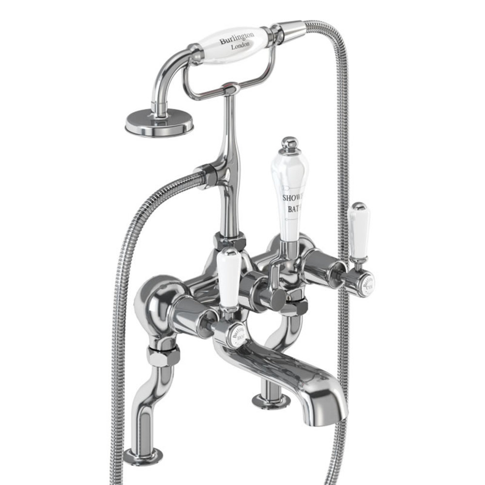 BB Edwardian Kensington bath shower mixer with stand pipes