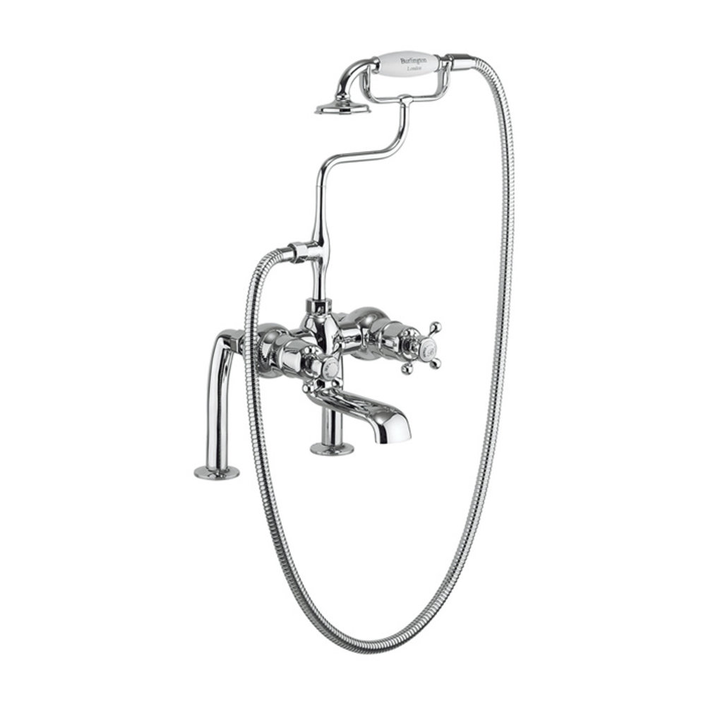 BB Edwardian Tay thermostatic bath shower mixer - deck mounted