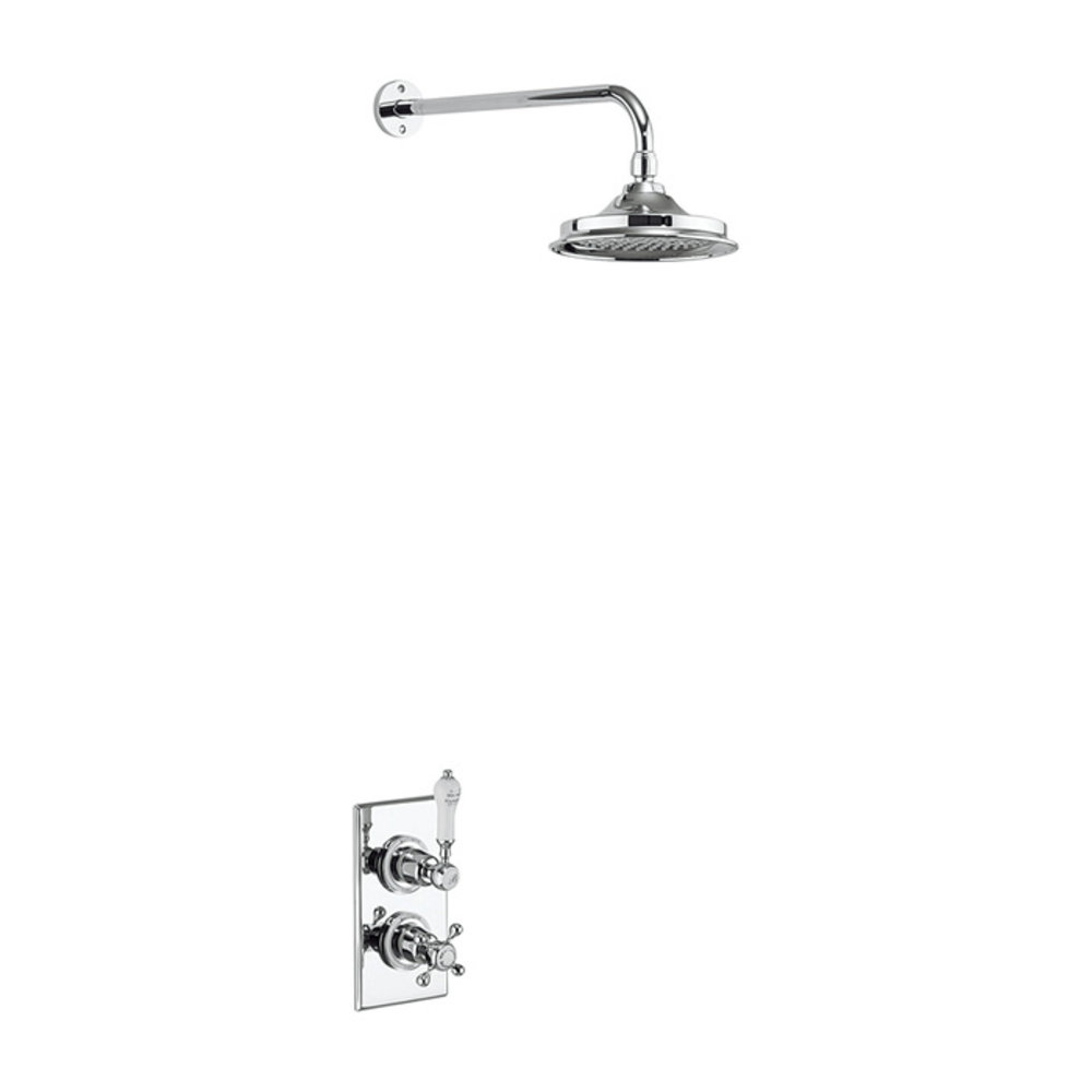 BB Edwardian Trent Concealed thermostatic shower valve with rose