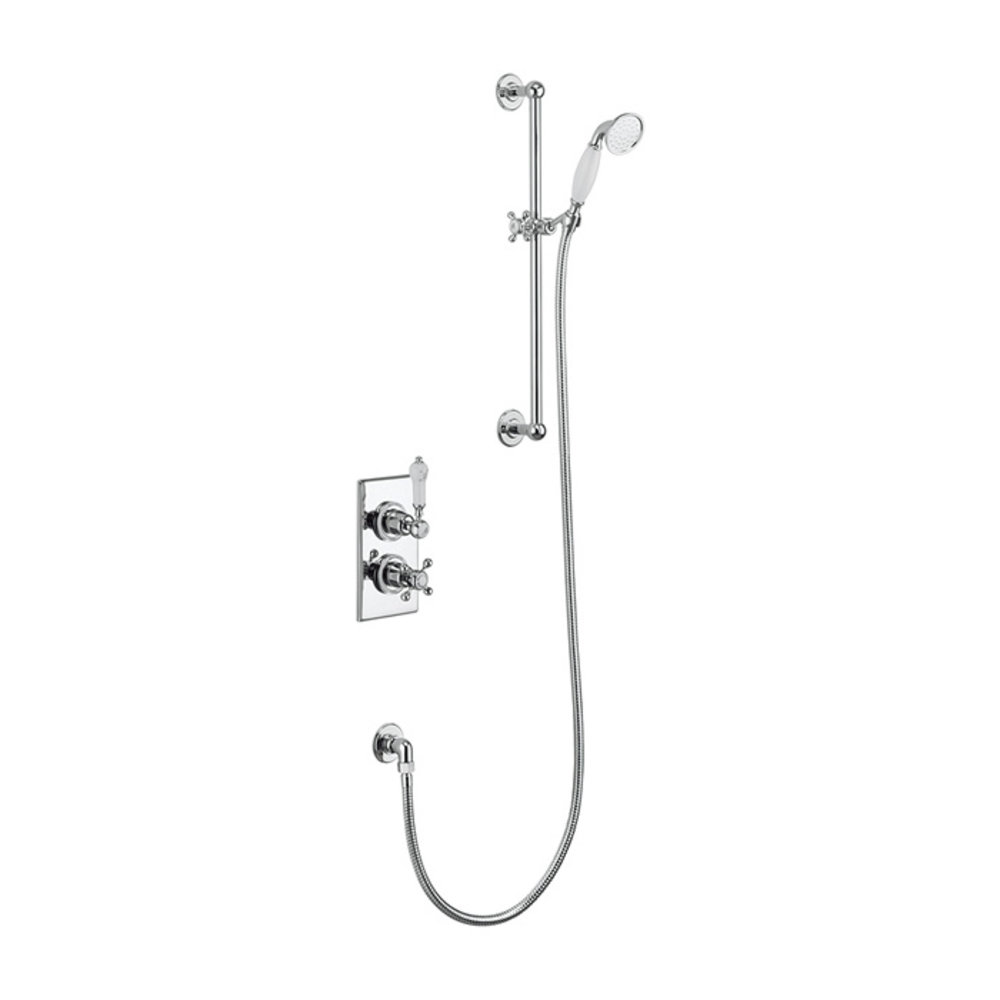 BB Edwardian Trent Concealed thermostatic shower valve with hand shower