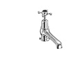 Claremont Black pillar tap cold with 5"-spout BB Edwardian Black Claremont Black pillar tap cold with 5"-spout