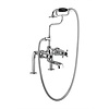 BB Edwardian Black Tay Black thermostatic bath shower mixer - deck mounted