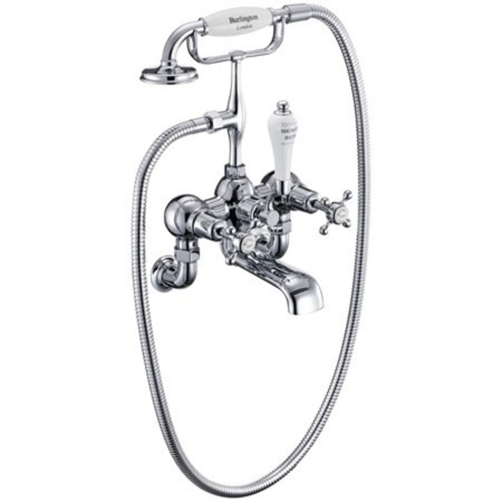 BB Edwardian Claremont bath shower mixer - wall mounted
