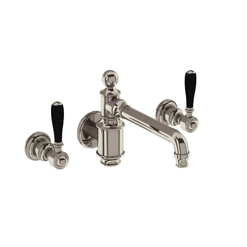 BB Arcade Lever 3-hole basin mixer with lever handles (ARC65 - ARC66 - ARC67) - without waste  (CHR)