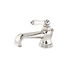 Perrin & Rowe Victorian White 1-hole basin mixer with white porcelain lever handle