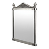 BB Edwardian Georgian spiegel - geborsteld aluminium 55x75cm