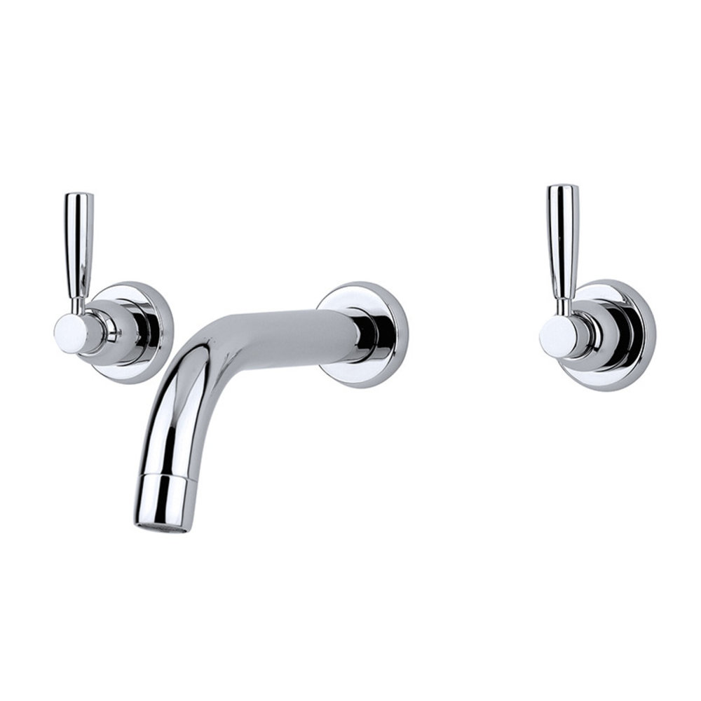 Perrin & Rowe Langbourn Langbourn wall mounted bath mixer with levers E.3398
