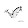 Lefroy Brooks 1900 Classic LB1900 Classic monobloc basin mixer with crosshead handles LB-1185