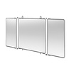 BB Arcade Arcade Three fold Mirror with metal frame