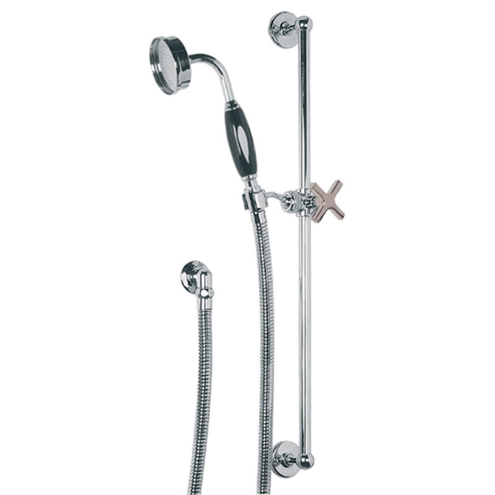 Lefroy Brooks 1930 Mackintosh LB1930 Mackintosh sliding rail set with rail, hand shower, hose and wall outlet MH-1727