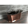 William Holland Freestanding copper bath Bateau, finish copper/nickel