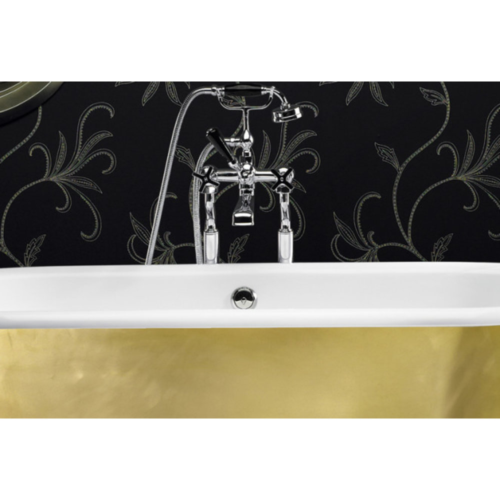 Ashton & Bentley A&B Freistehende Badewanne mit Füssen Corinthian Metallic BG - gloss brass