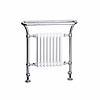 Bard & Brazier B&B Traditional towel rail with white column inset Florian FLF90/80R