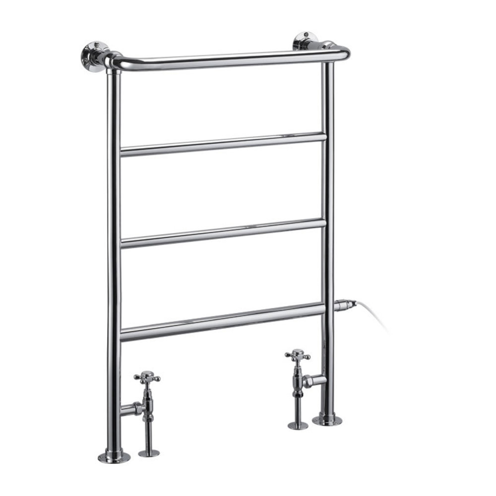 Burlington Traditional towel rail chrome Berkeley R4