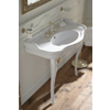 Klassisches Konsolen-Waschbecken SB Palladio 100cm mit Keramik-Beinen Sbordoni Klassisches Konsolen-Waschbecken SB Palladio 100cm mit Keramik-Beinen