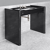 LB Piano Black Konsolenwaschtisch aus poliertem Granit LB-6342BK Lefroy Brooks Marble LB Piano Black Konsolenwaschtisch aus poliertem Granit LB-6342BK