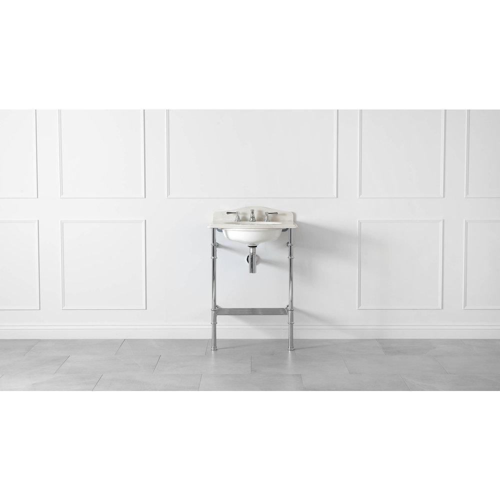 Victoria + Albert V+A Metallo 61 Quartz washstand with undermount basin MET-61-Q-PC