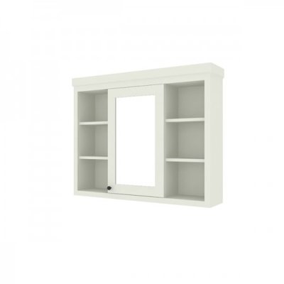 Shaker mirror cabinet with shelves 120