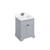 BB Edwardian 65 basin unit with white Minerva top and basin FF8-BW66