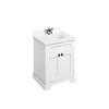 BB Edwardian 65 basin unit with white Minerva top and basin FF8-BW66