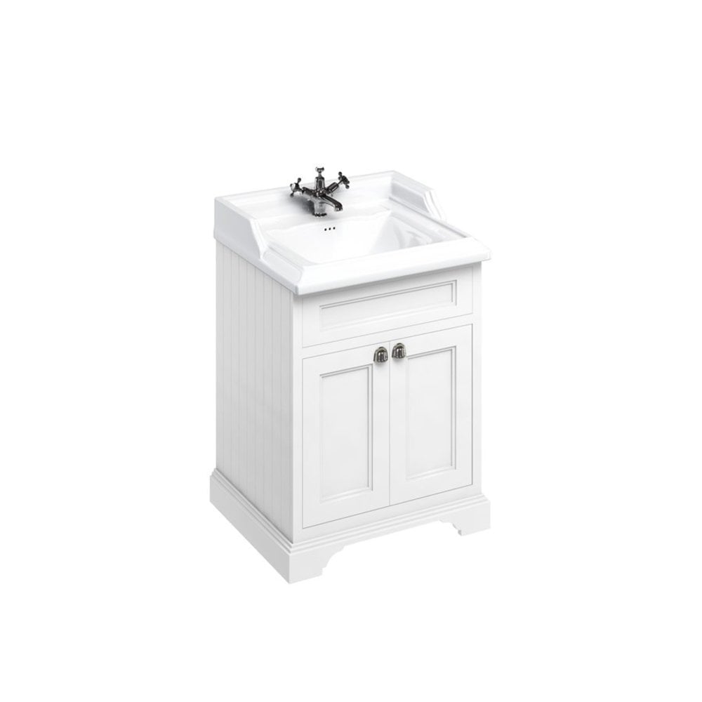 BB Edwardian Classic 65cm basin & unit with doors B15-FF8