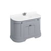 BB Edwardian 134 basin unit with white Minerva top and basin FC1-BW13