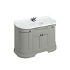 BB Edwardian 134 basin unit with Carrara white Minerva top and basin FC1-BC13