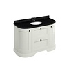 BB Edwardian 134 basin unit with Black Granite Minerva top and basin FC4-BB13