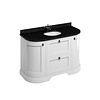 BB Edwardian 134 basin unit with Black Granite Minerva top and basin FC4-BB13