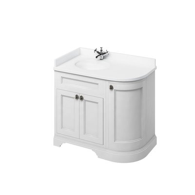 Classical basin unit Minerva white FC2-BW98L