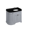 100 basin unit with Black Granite Minerva top and basin right hand FC3-BB98R BB Edwardian 100 basin unit with Black Granite Minerva top and basin right hand FC3-BB98R