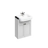 BB Edwardian 60cm base unit with basin, soft close doors and glass shelf F6B-B12