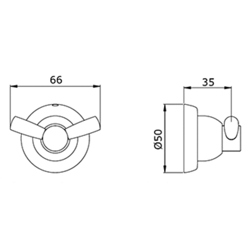 Perrin & Rowe Langbourn PR Langbourn Double Robe Hook