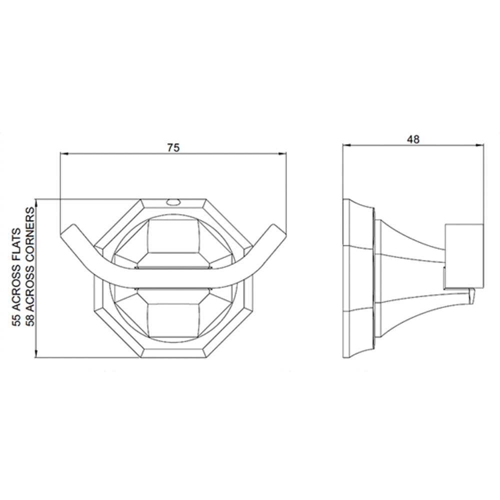 Perrin & Rowe Deco Deco Kleiderhaken E.6122