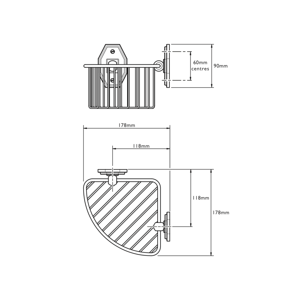 Lefroy Brooks 1930 Mackintosh LB 1930 Mackintosh corner bottle rack MK-4672