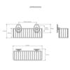 Lefroy Brooks 1930 Mackintosh LB 1930 Mackintosh bottle rack MK-4673