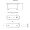 Lefroy Brooks 1930 Mackintosh LB 1930 Mackintosh toiletrolhouder MK-4650