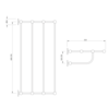 Lefroy Brooks 1900 Classic LB1900 Classic Handtuchablage LB-4944