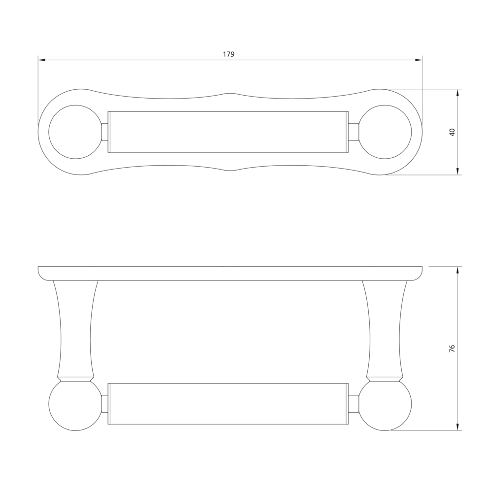 Lefroy Brooks 1900 Classic LB1900 Classic WC-Rollenhalter LB-4945