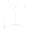 Lefroy Brooks 1900 Classic LB1900 Classic White Spare paper holder LB-4501