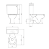 LB La Chapelle Stand-WC mit Spülkasten Lefroy Brooks 1910 La Chapelle LB La Chapelle Stand-WC mit Spülkasten