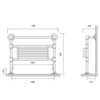 Bard & Brazier B&B Klassieke handdoekradiator Baronial BGF95/120 - 1224W